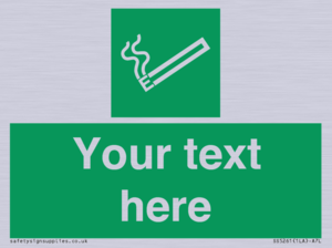 Custom E-Cigarettes/Vaping Permited Sign